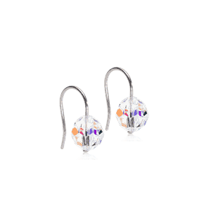 Natural Titanium Bead Pendant 8 mm Rainbow