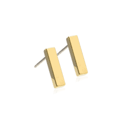 Golden Titanium Pendant Straight 10 mm