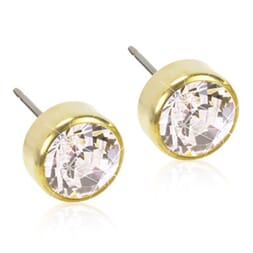 Bezel Crystal Golden 5mm