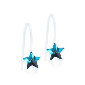 CJ MP Pendant Fixed Star Aquamarine 6 mm