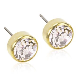 Bezel Crystal Golden 4 mm