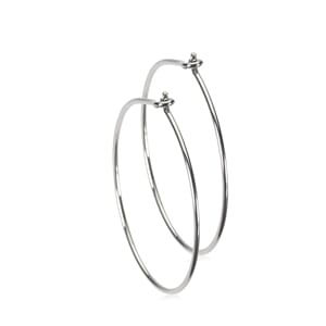 Øreringer 25 mm - Natural Titanium Ear Ring